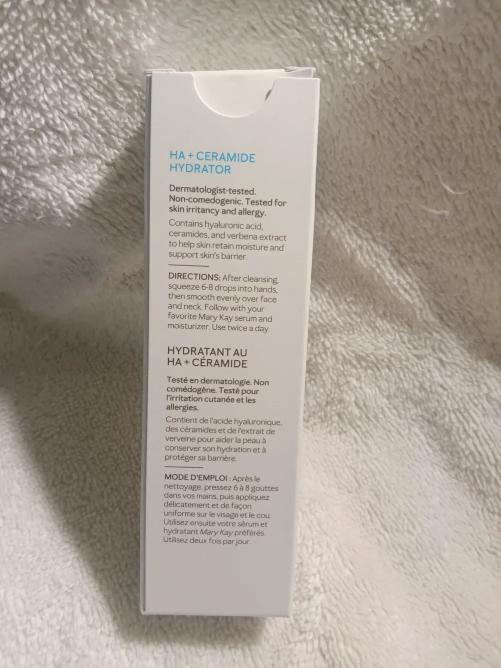 Mary Kay Clinical Solutions Hydrator Bottle - White & Silver